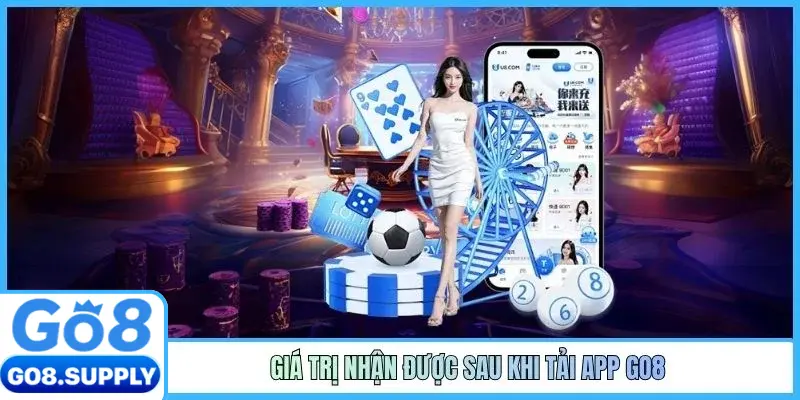 Giá trị nhận được sau khi tải app GO8